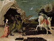 UCCELLO, Paolo St George and the Dragon (mk08) oil painting on canvas